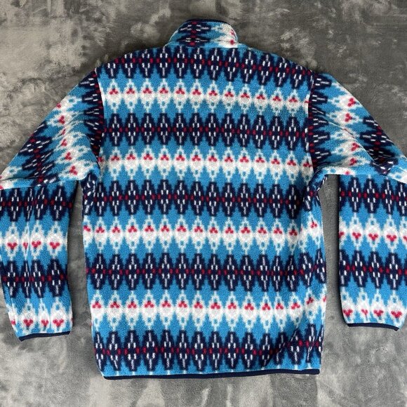 Patagonia Synchilla Snap-T Fleece Pullover Sweater Size Small Winter Aztec - Picture 2 of 6